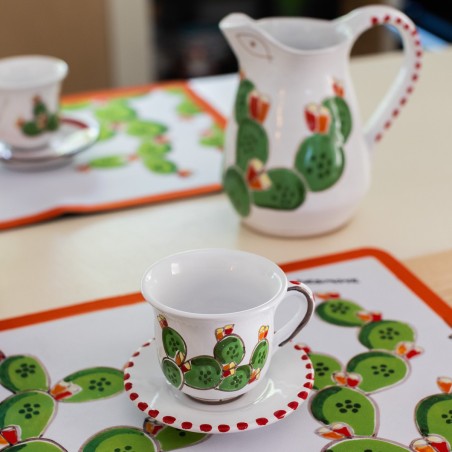 Placemat Prickly Pear Ceramiche De Simone Placemat Prickly Pear Ceramiche De Simone